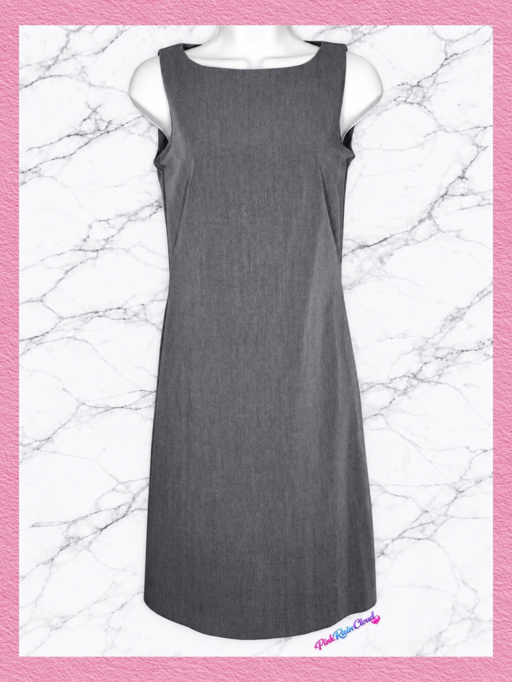 GAP Vintage Gray Form-Fitting Sleeveless Dress Women’s Size 0